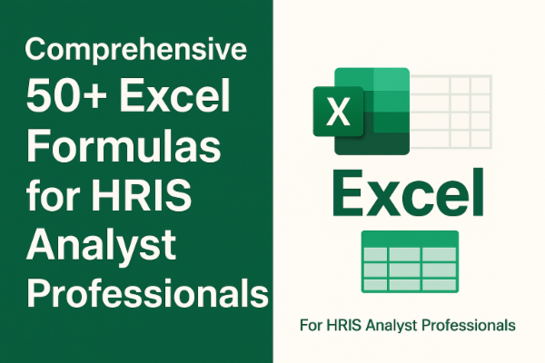 Analyst Excel Formulas Comprehensive 50+ Excel Formulas for HRIS Analyst Professionals